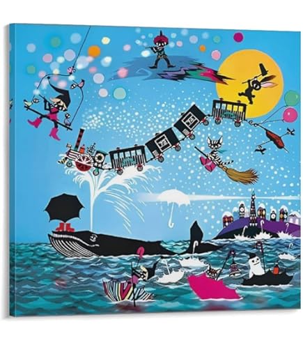 Amazon.co.jp: 藤城清治 こびとの楽園 絵画 ポスター 工芸品の